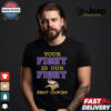 Los Angeles Chargers Your Fight Is Our Fight Beat Cancer Shirt