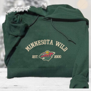 Minnesota Wild Embroidered Sweatshirt Nhl Embroidered Sweater Embroidered Nhl