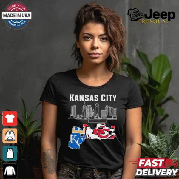 Missouri Skyline Kansas City Chiefs X Kansas City Royals Shirt