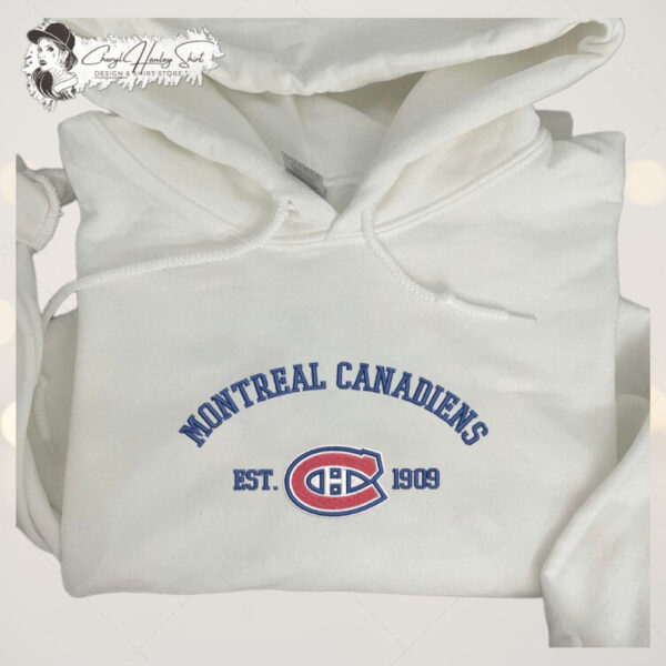 Montreal Canadiens Embroidered Sweatshirt Nhl Embroidered Sweater Embroidered Nhl