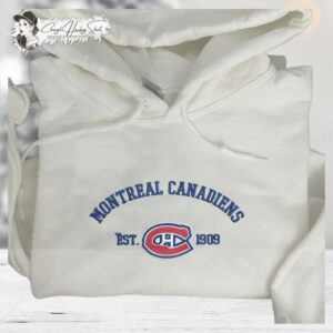 Montreal Canadiens Embroidered Sweatshirt Nhl Embroidered Sweater Embroidered Nhl