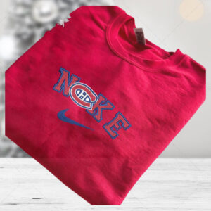 Montreal Canadiens Embroidered Sweatshirt Nhl Embroidered Sweater Nhl Canadiens shirt