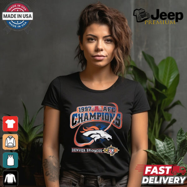 NFL Denver Broncos AFC Champions 1997 Tee Shirt