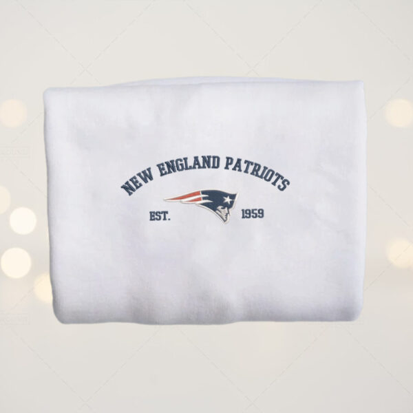 NFL England Patriots V433 Embroidered Sweatshirt Hoodie shirt