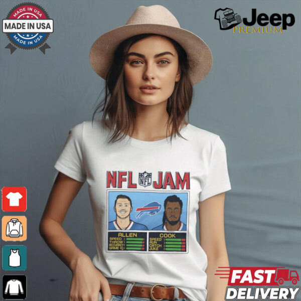 NFL Jam Buffalo Bills Allen And Cook t shirt