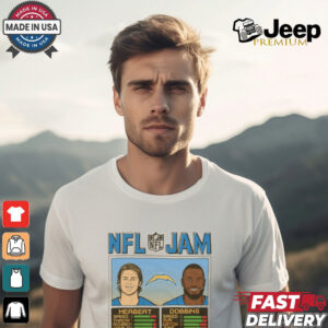 NFL Jam Los Angeles Chargers Herbert And Dobbins 2024 t shirt