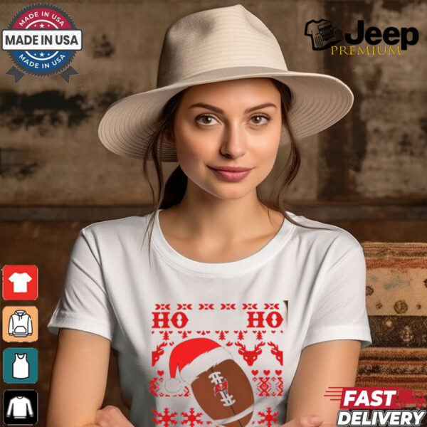 NFL Tampa Bay Buccaneers Football Santa Claus Hohoho Christmas Pattern shirt