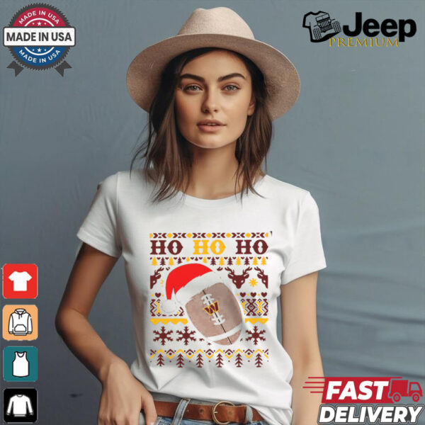 NFL Washington Commanders Football Santa Claus Hohoho Christmas Pattern shirt