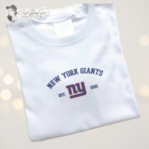 NFL York Giants V437 Embroidered Sweatshirt Hoodie shirt