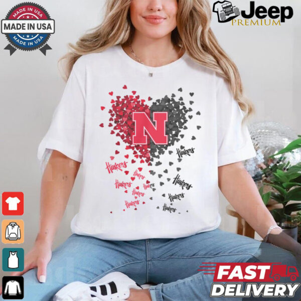 Nebraska Cornhuskers Heart Shirt