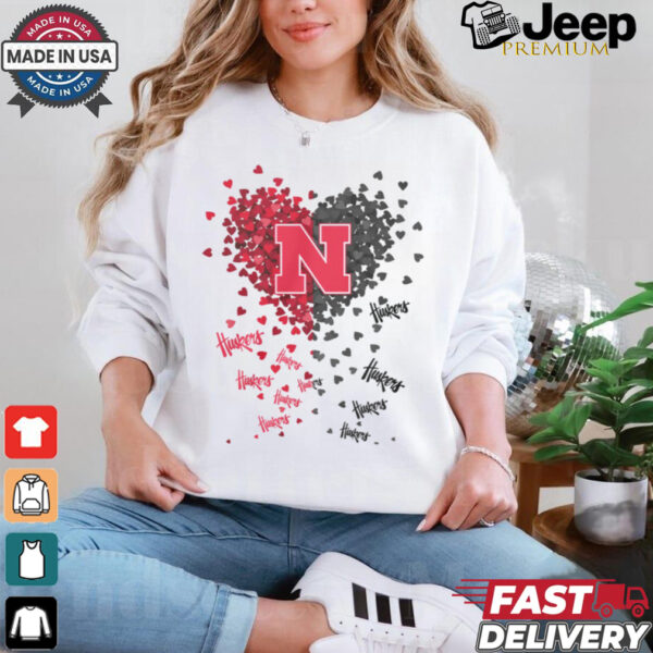 Nebraska Cornhuskers Heart Shirt