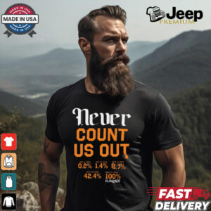 Never Count Us Out Detroit Baseball t shirt