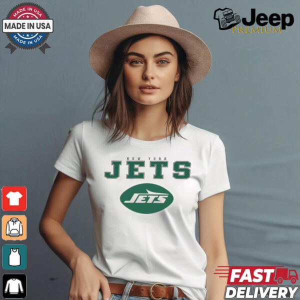 New York Jets Gameday Couture Women_s Big Goals Relaxed Fit French Terry Pullover shirt