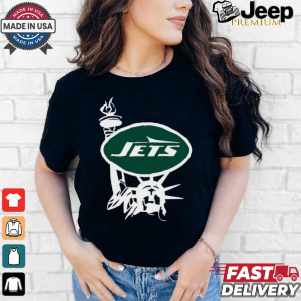 New York Jets x Aleali May Black T Shirts