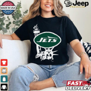 New York Jets x Aleali May Black T Shirts