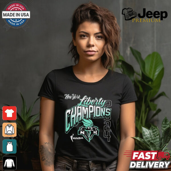 New York Liberty 2024 WNBA Finals Champions Dynasty Fashion Dye T Shirt