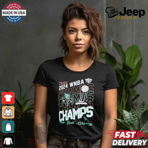 New York Liberty New Era 2024 Wnba Finals Champions Shirt