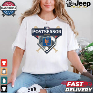 New York Mets 2024 MLB Postseason logo t shirt