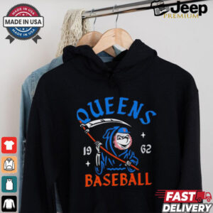 New York Mets Mr. Met Reaper Queens baseball 1962 shirt