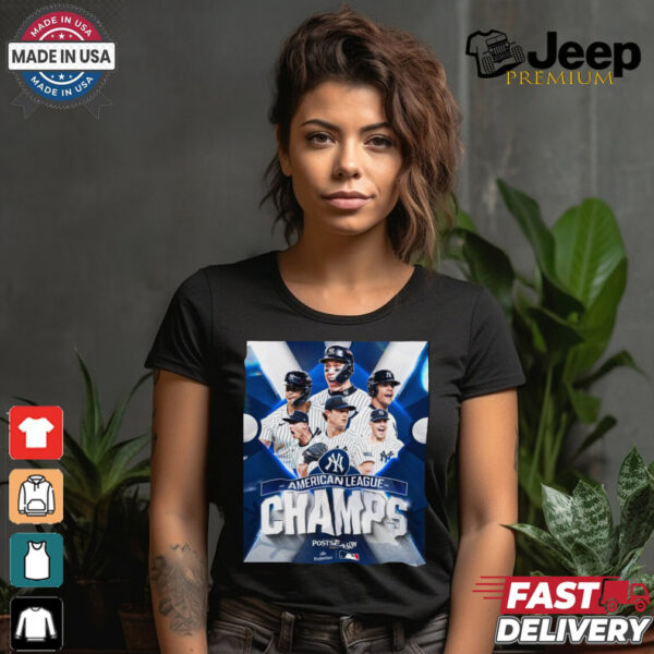 New York Yankees MLB American League Champs Postseason 2024 Poster t shirt