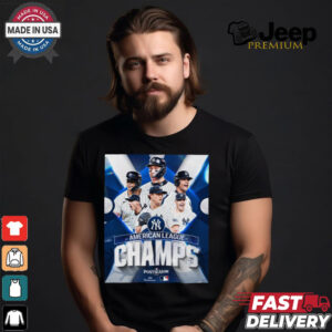 New York Yankees MLB American League Champs Postseason 2024 Poster t shirt