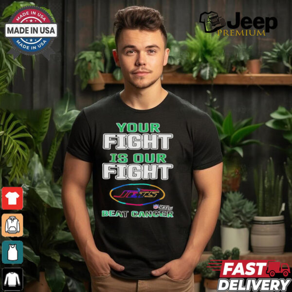 New york jets your fight is our fight beat cancer T shirt