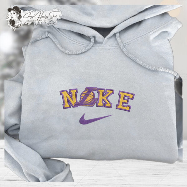 Nike Los Angeles Lakers Embroidered Unisex Shirt Lakers Nba shirt