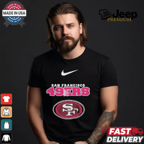 Nike San Francisco 49ers Football Pink Out Tackle Breast Cancer Shirt