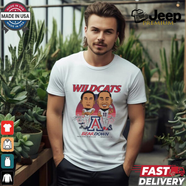 Noah Fifita And Tetairoa Mcmillan Arizona Wildcats Football T Shirt