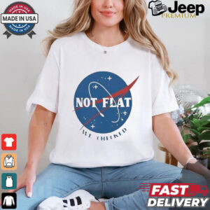 Not Flat We Checked Logo T shirt