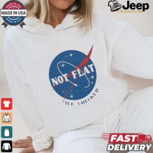 Not Flat We Checked Logo T shirt