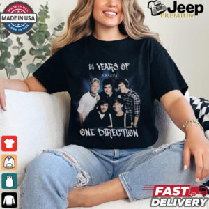 Official 14 Years Of One Direction 2010 2024 Shirt