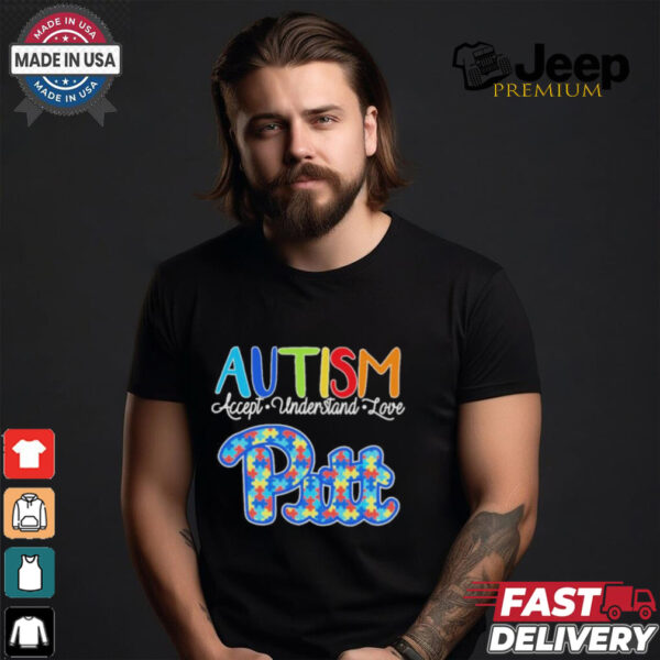 Official Autism Accept Understand Love Pittsburgh Panthers Shirt