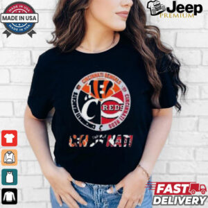 Official Cincinnati Bengals Reds Bearcats City Of Champions Logo 2024 T Shirt