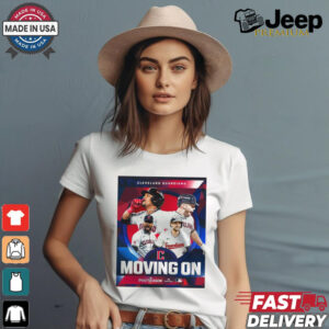 Official Cleveland Guardians MLB Moving On Postseason 2024 Poster t shirt