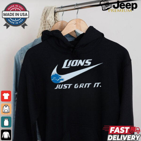 Official Detroit Lions X Nike Just Grit It Shirt