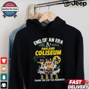 Official End Of An Era 1968 2024 Oakland Coliseum Thank You For The Memories T Shirt