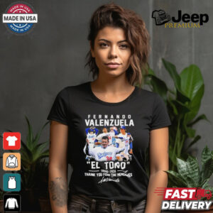 Official Fernando Valenzuela “EL TORO” 1960 2024 Thank You For The Memories 2D T Shirt