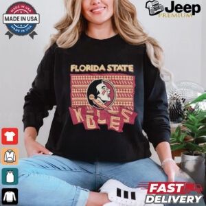 Official Image One Men’s Florida State Seminole Logo Noles T shirt