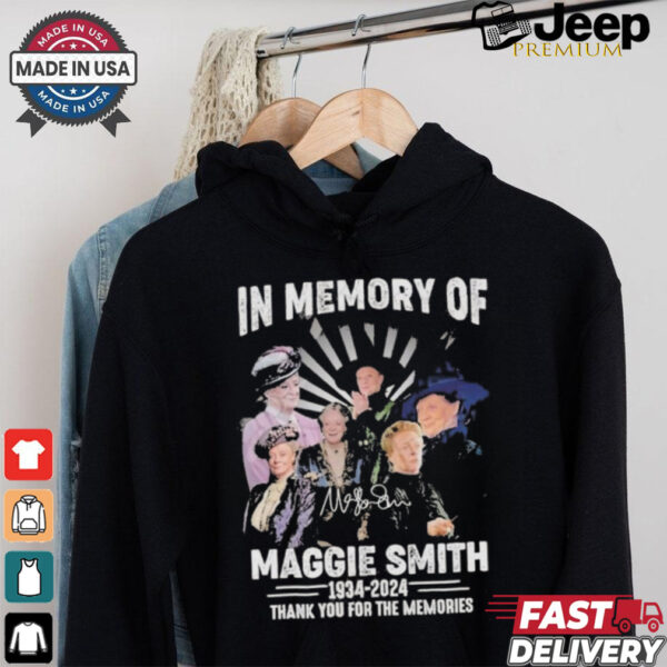 Official In Memory Of Maggie Smith 1934 2024 Thank You For The Memories T Shirt