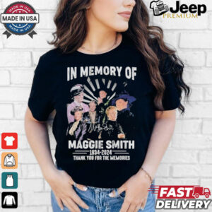 Official In Memory Of Maggie Smith 1934 2024 Thank You For The Memories T Shirt