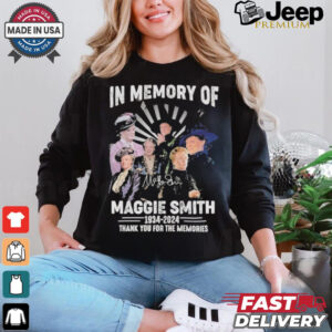 Official In Memory Of Maggie Smith 1934 2024 Thank You For The Memories T Shirt