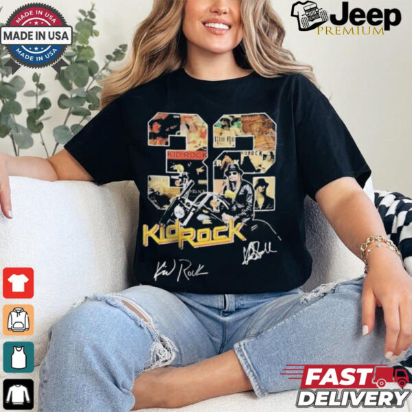 Official Kid Rock 32th Anniversary T Shirt