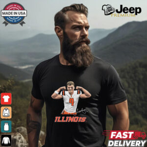 Official Luke Altmyer Illinois Fighting Illini Flex Signature t shirt