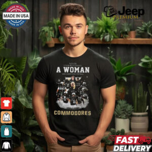 Official Never Underestimate A Woman Who Understands Football And Loves Commodores Signatures T shirt