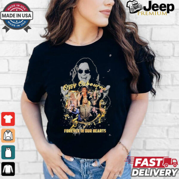 Official Ozzy Osbourne Forever In Our Hearts T Shirt