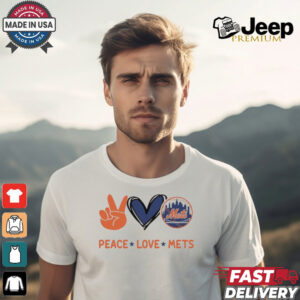 Official Peace Love New York Mets MLB 2024 Shirt