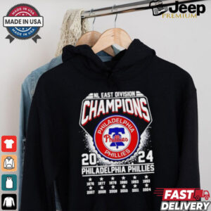 Official Philadelphia Phillies Al East Division Champions 2024 shirt