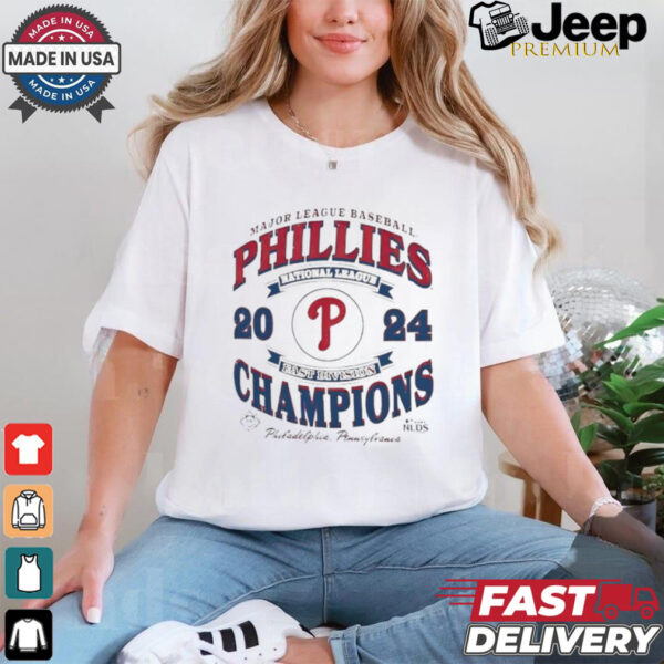 Official Philadelphia Phillies Major League Baseball National League 2024 East Division Champions vintage shirt