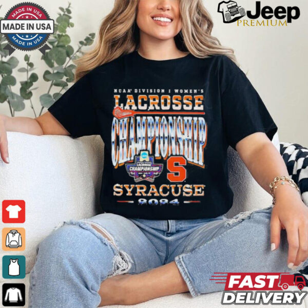 Official Syracuse Lacrosse 2024 NCAA Division I Women’s Championship T Shirt